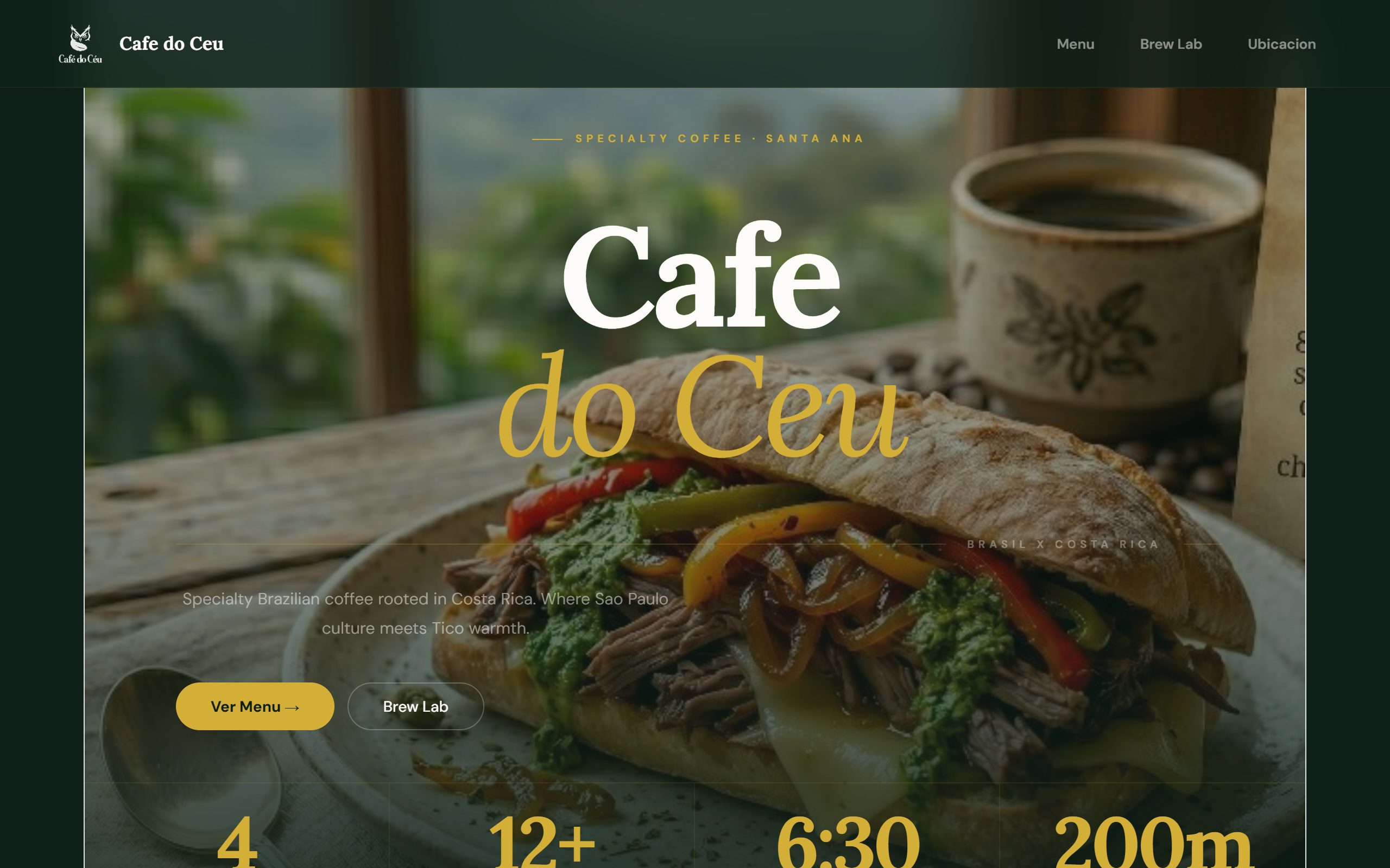 Café do Céu project screenshot